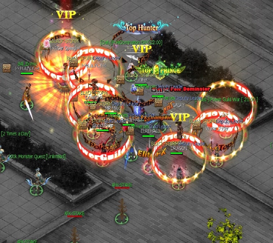 Power Guild War Winners